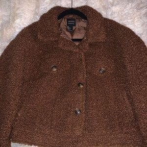 Forever 21 Contemporary Brown cropped jacket